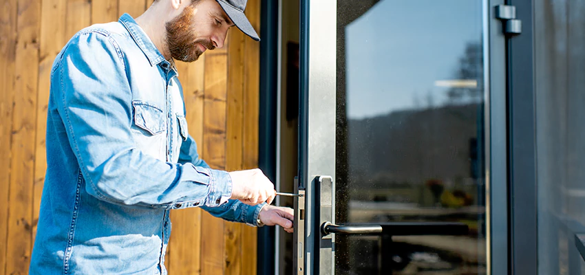 Frameless Glass Storefront Door Locks Replacement in Palm Coast, FL